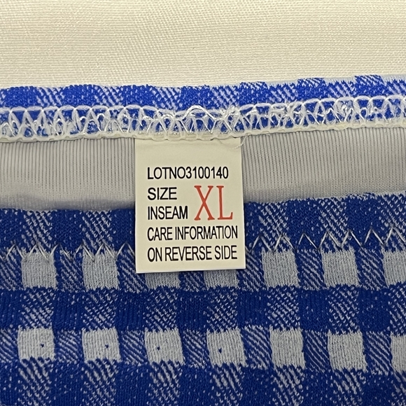 Zaful Blue and White Checkered Bikini - Picture 2 of 2